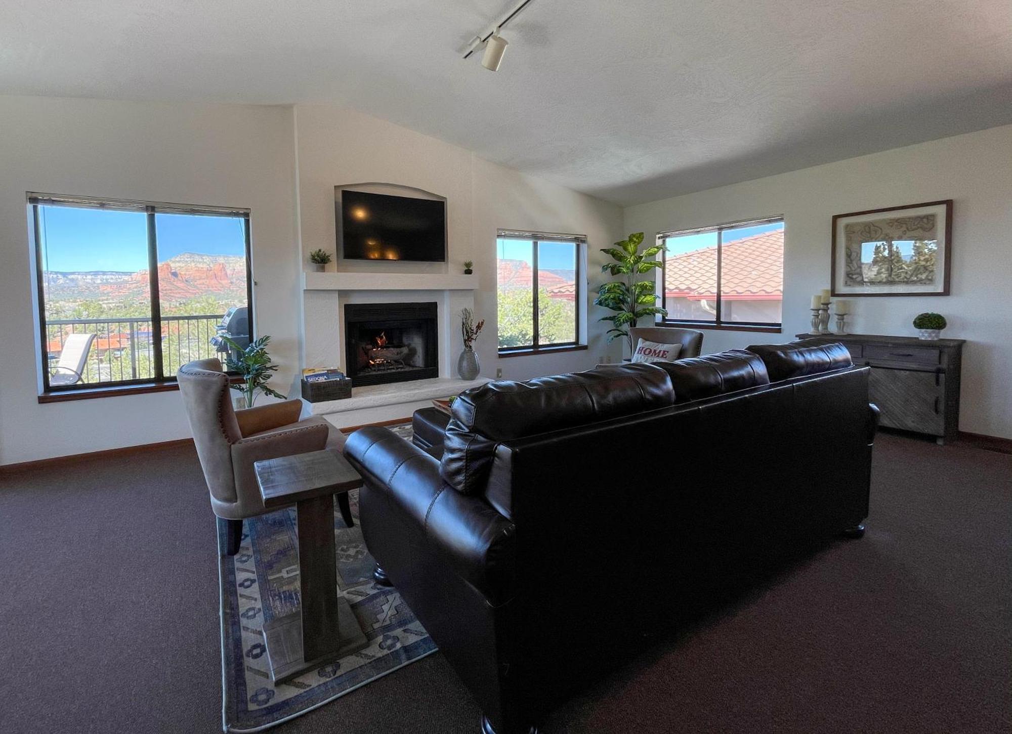 Awe Inspiring Red Rock Views With Hot Tub! Villa Sedona Bagian luar foto